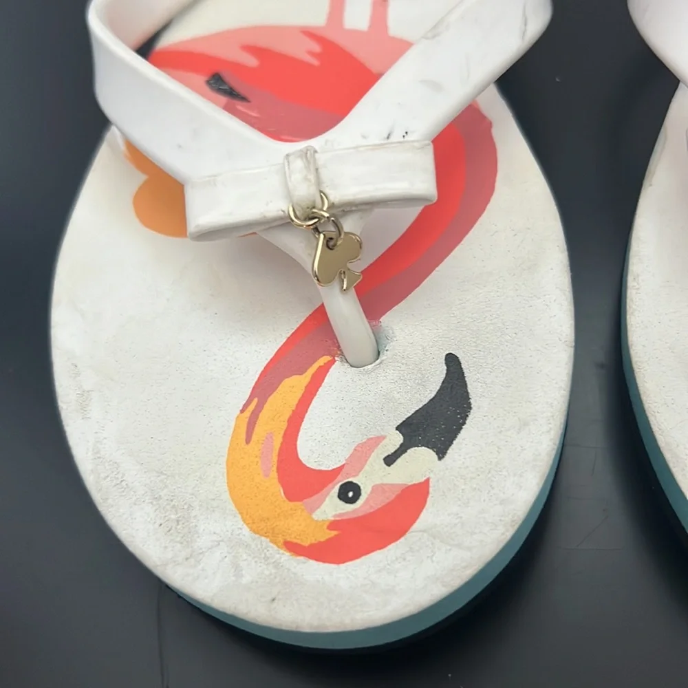 kate spade Flamingo Flip Flops